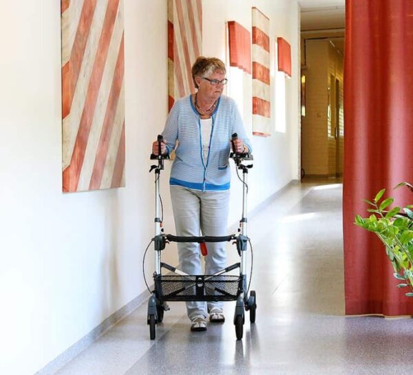 Seniors Mobility with Rollator Walker